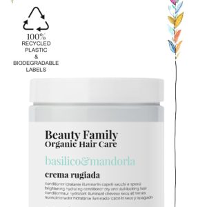 Conditioner-CREMA RUGIADA basilico MANDORLA BAUTY FAMILY ORGANIC HAIR CARE NOOK STUDIO21 PARRUCCHIERI