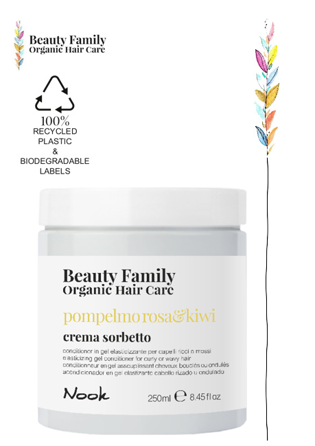 Crema-sorbetto-POMPELMO ROSA E KIWI BEAUTY FAMILY ORGANIC HAIR CARE NOOK STUDIO21 PARRUCCHIERI