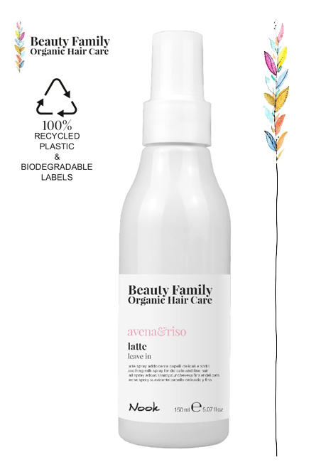 Latte-Avena-e riso beauty family organic hair care nook studio21 parrucchieri