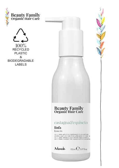 Linfa-castagna-equiseto beauty family organic hair care studio21 parrucchieri nook