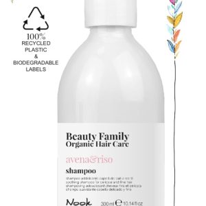 Shampoo-avena-e riso beauty family organic hair care nook studio21 parrucchieri