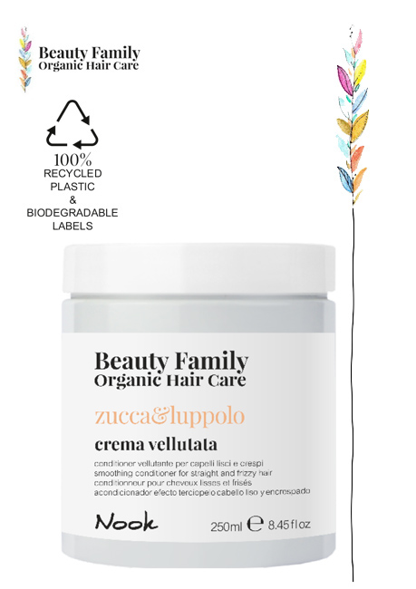 crema vellutata-Zucca-e luppolo beauty family organic hair care nook studio21 parrucchieri